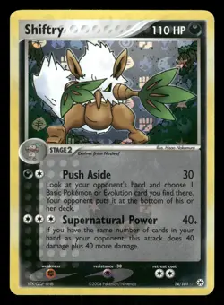 Pokemon Shiftry Holo Rare Hidden Legends 14/101 LP Reverse Holo - Image 1