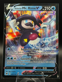 Galarian Mr. Rime V 049/189 Swsh10: Astral Radiance Holo Pokemon TCG - Image 1