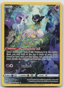 Mew Ultra Rare Holofoil Crown Zenith: Galarian Gallery GG10/GG70 LP Pokemon TCG - Image 1
