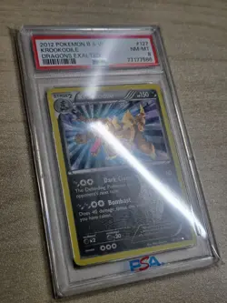 2012 POKEMON B&W DRAGONS EXALTED #127 KROOKODILE PSA 8 - Image 5