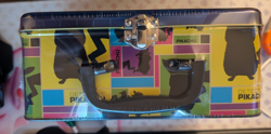 Pokemon Detective Pikachu Collector Treasure Chest Lunch Box Tin Sealed TCG - Image 3