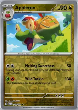 Appletun 140/191 Uncommon Surging Sparks Pokemon Reverse Holo NM/M - Image 1
