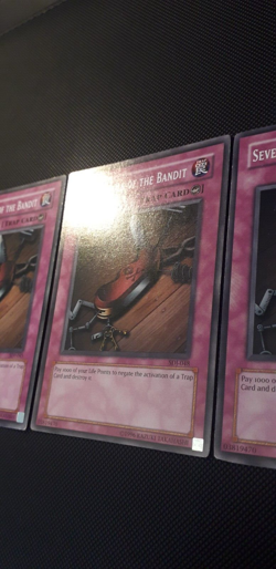 Yu-Gi-Oh! 3x Seven Tools of the Bandit, SDP-045, 2. Edition, Englisch, EX-GD - Image 3