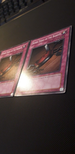 Yu-Gi-Oh! 3x Seven Tools of the Bandit, SDP-045, 2. Edition, Englisch, EX-GD - Image 5