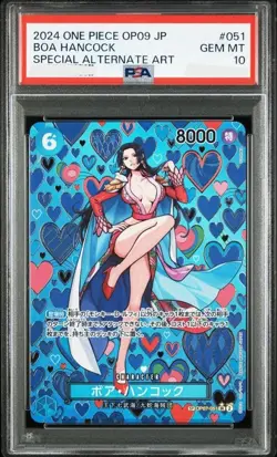 PSA 10 Boa Hancock SR SP OP07-051 Japanese ONE PIECE Emperors in the New World - Image 1