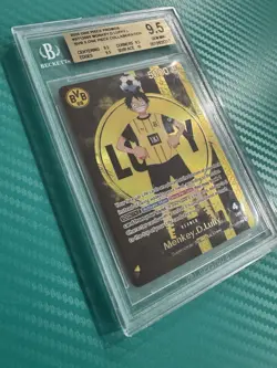 2025 ONE PIECE PROMOS BVB X ONE PIECE MATCH DAY 2025 003 MONKEY D. LUFFY BGS 9.5 - Image 3