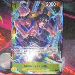 One Piece CCG Monkey.D.Luffy OP10-111 Royal Blood Rare Foil Holo 2000 Power - Image 1