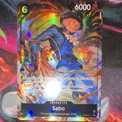 Bandai Sabo PRB02-014 Alternate Art Foil Vol. 2 Super Rare One Piece CCG - Image 1
