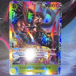 One Piece CCG Eustass "Captain" Kid OP10-112 Character Holo 9000 Power 8 Cost - Image 1