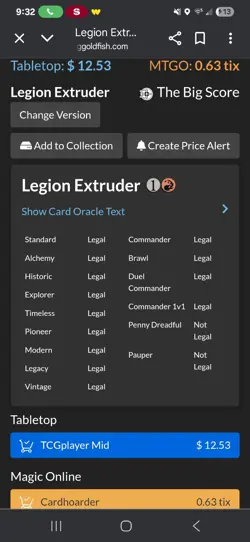 Mint Authentic Legion Extruder The Big Score #0012 Mythic MTG Outlaws of Thunder - Image 4