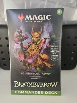 Magic the Gathering Bloomburrow Commander Deck Squirreled Away MTG NEW In box - Image 1