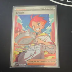 Crispin - 164/142 - Ultra Rare - Stellar Crown - Pokemon Full Art - NM - Image 1