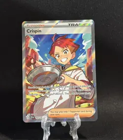 Crispin 164/142 Stellar Crown Ultra Rare Pokemon TCG NM - Image 1