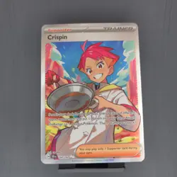 Crispin Ultra Rare Holo 164/142 Pokemon Sv: Stellar Crown - Image 1