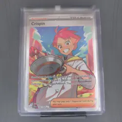 Crispin Ultra Rare Holo 164/142 Pokemon Sv: Stellar Crown - Image 3