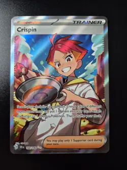 Pokemon TCG Crispin 164/142 Stellar Crown Full Art Ultra Rare NM - Image 3