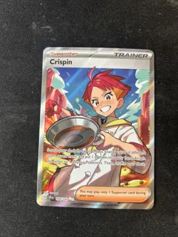 Pokemon TCG Crispin 164/142 Ultra Rare Stellar Crown Card M/Nm Condition - Image 1