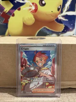 Pokemon TCG Crispin 164/142 Ultra Rare Stellar Crown Card - Image 1