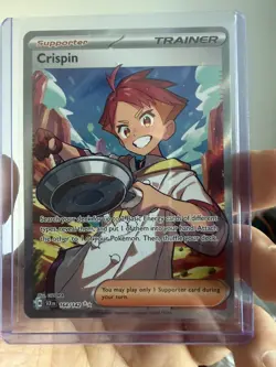 Pokemon TCG Crispin 164/142 Stellar Crown Full Art Ultra Rare - Image 1