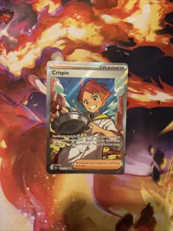 Pokemon TCG Crispin 164/142 Stellar Crown Full Art Ultra Rare - Image 1