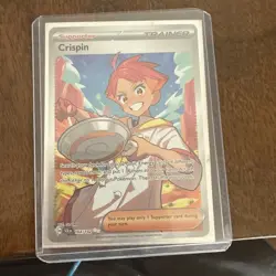 Pokemon TCG Crispin 164/142 Stellar Crown Ultra Rare Full Art Trainer NM/M - Image 1