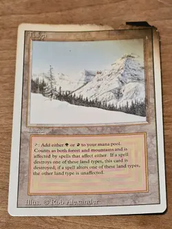 MTG Revised Taiga Dual Land Magic the Gathering Rare #1 - Image 1