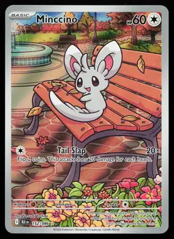 Minccino 152/086 Holo Illustration Rare Black Bolt Pokemon Card - Image 1