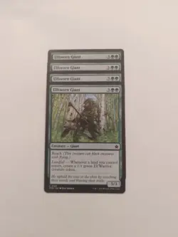 (4) Elfsworn Giant *PLAYSET* Foundations Regular NM MTG - Image 1