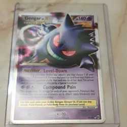 Pokemon Gengar LV.X 97/99 Arceus Ultra Rare Holo Level Up Card 2009 - Image 1