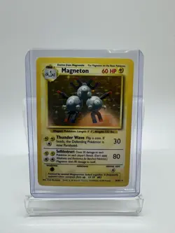 Pokemon WOTC Card - Magneton - Base Set - Holo Rare - 9/102 - LP - Image 1