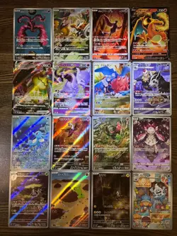 AR bulk lot & Set of Charizard Mewtwo Mimikyu Japanese Pokemon 16 Card #28 - Image 1