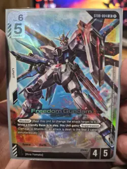 Freedom Gundam LR Destiny Ignition ST09-004 NM Near Mint English Art Card Game - Image 1