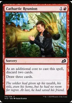 X 1 Cathartic Reunion NM IKO Ikoria 110 MTG Magic The Gathering - Image 1