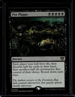 Pox Plague - 94 - Foil - SOS - NM - MTG Magic the Gathering - Image 1