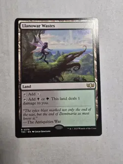 Llanowar Wastes Commander: Tarkir: Dragonstorm Regular - Image 1