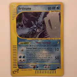 2003 Pokemon Skyridge Articuno Holo H3 /H32 NM eReader - Image 1