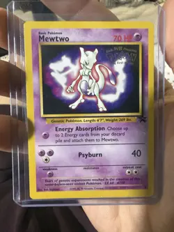 Mewtwo Pokemon Card Black Star Promo Set #3 Movie Release WB Stamped WOTC TCG - Image 1