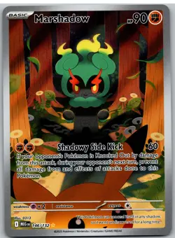 Marshadow 146/132 Illustration Rare Mega Evolution Pokemon NM - Image 1