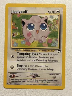 Jigglypuff Southern Islands Promo Pokemon Card 08/18 50 HP Regular English 2001 - Image 2