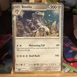 Steelix 093/132 DOUBLE SWIRL/HOLOBLEED Perfect Order Cosmos Pokemon TCG MINT - Image 1