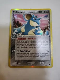 Pokemon EX Delta Species Nidoqueen Holo #7/101 – Dragon Frontiers Rare - Image 1