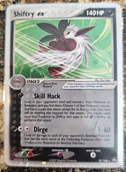 Pokemon 2007 Power Keepers Shiftry EX 97 HP - Image 1
