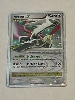 Pokemon TCG Arceus LV.X 95/99 Platinum Arceus Holo 2009 - Image 3