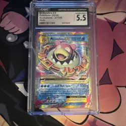Pokemon M Slowbro EX Ultra Rare Holo CGC 5.5 Evolutions 27/108 English 2016 - Image 1