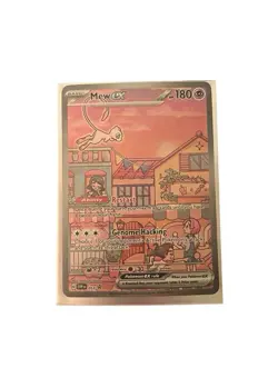 Mew ex SVP053 Pokemon 151 UPC Black Star Promo Special Illustration Rare NM/Mint - Image 1