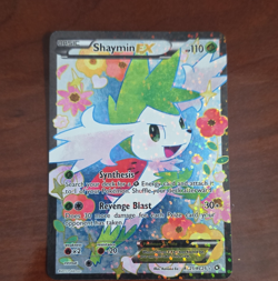 Pokemon Shaymin EX Full Art Ultra Rare 106/108 Roaring Skies Holo Basic 110 HP - Image 1