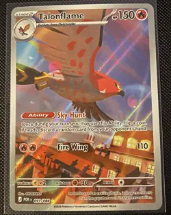 Pokemon Talonflame 091/088 Illustration Rare Perfect Order NM - Image 1