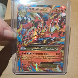 MBlaziken EX (LP) And MGarchomp EX (Lp+) XY Era English Pokemon Cards - Image 2