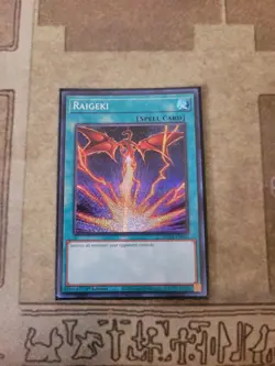 YUGIOH RAIGEKI MP24-EN056 PRISMATIC SECRET 1ST ED NM ALT ART - Image 1