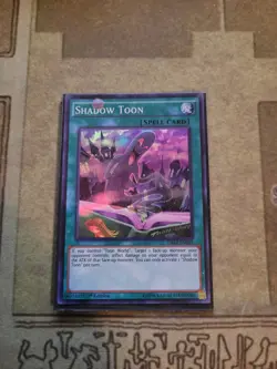 YUGIOH SHADOW TOON DRL2-EN025 SUPER 1ST ED NM - Image 1